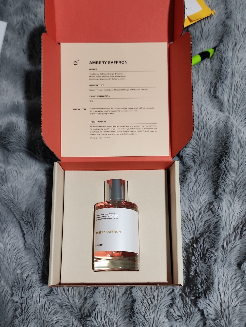 Delicious Ambery Saffron Women's Fragrance - Pink and Silver Bottle